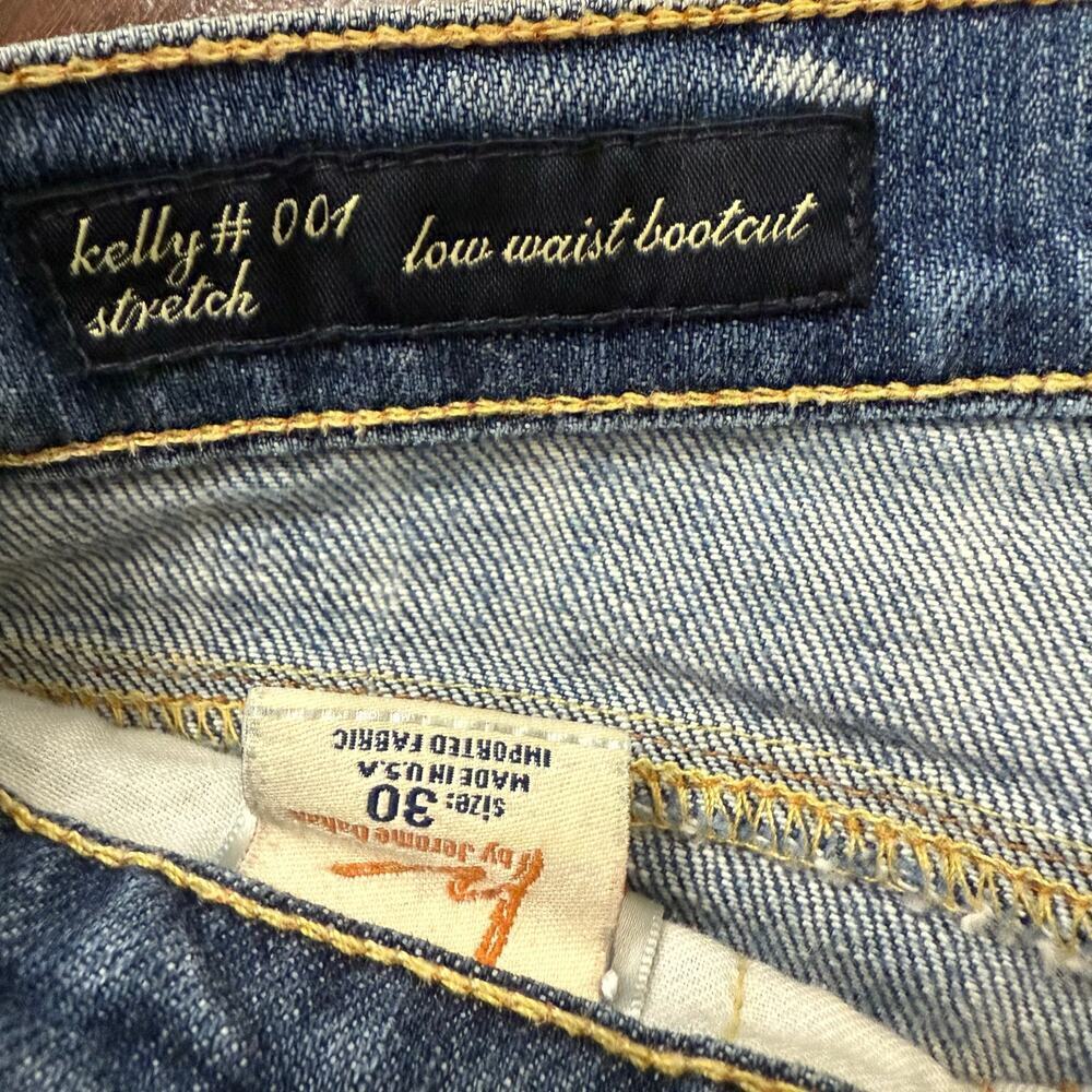 Citizens Of Humanity Kelly Low Waist Bootcut Jeans Y2K Animal Print Cheetah 30 - Picture 7 of 9